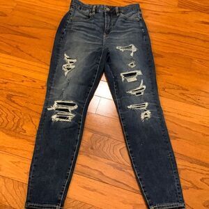 American Eagle Size 4 Short Kirby super high rise jegging
